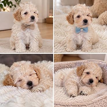 Mini ölçülü, krem rəng tonlarında, qıvırcıq tüklü balaca Maltipoo F1 lalafo.az -da Mini ölçülü, krem rəng tonlarında, qıvırcıq tüklü balaca Maltipoo F1