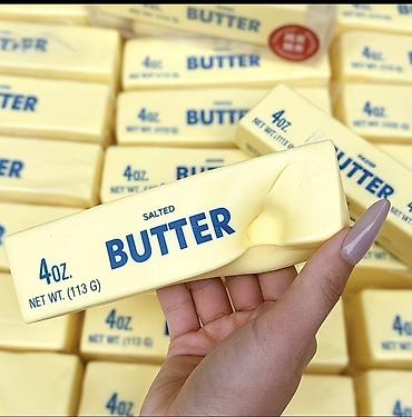 butter: Антистресс-игрушка Squishy в форме сливочного масла - Реалистичный — 1