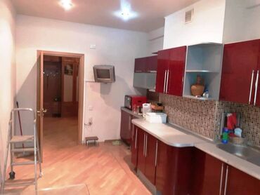 ремонт fly в Азербайджан | FLY: 3 комнаты, 140 м² | Комби, Сквозная планировка, С кухонной мебелью