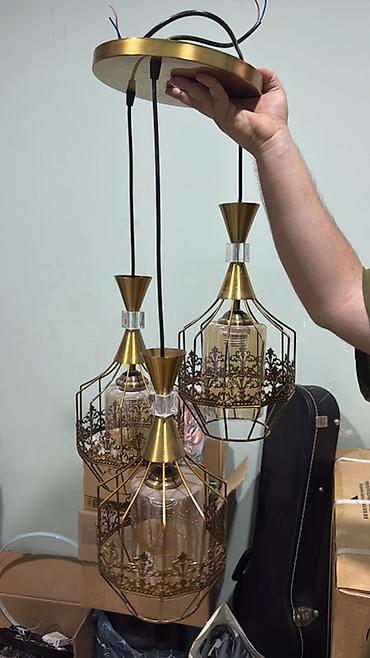 sintepon qiymeti: Çılçıraq, 3 lampa, Metal — 4