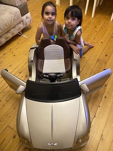 Детские электрокары: Uşaq üçün elektrikli minik avtomobili – Bentley üslubunda kabriolet - — 4