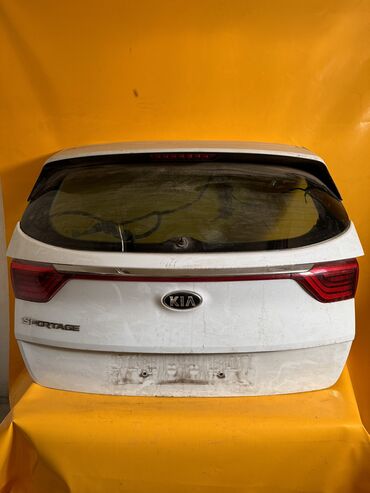 багажник: Крышка багажника Kia Б/у, цвет - Белый,Оригинал