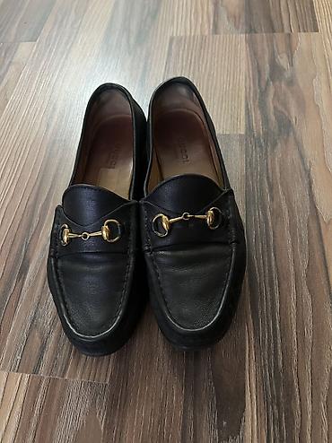 сандали: Черные кожаные кроссовки Gucci оригинал,были куплены в Италии. Размер — 7