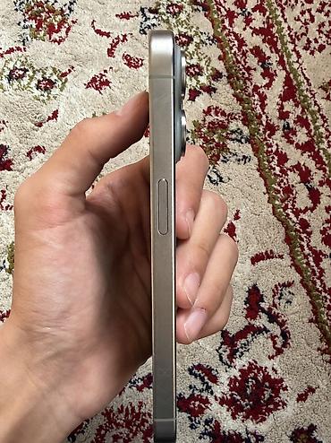 смарт часы xiaomi бишкек: IPhone 15 Pro 128 ГБ, цвет Natural Titanium (натуральный титан) - — 8