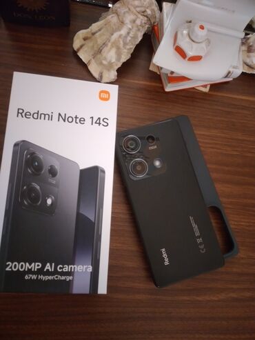 redmi note 8 qiymeti irshad telecom: Redmi Note 14S, 256 ГБ, цвет - Черный, Гарантия, Отпечаток пальца, Две SIM карты