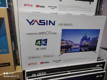 Телевизоры: Телевизор Yasin 50M8G webos magic пульт Yasin представляет телевизоры