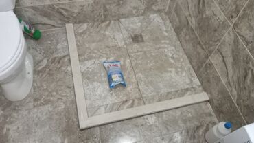 Duş poddonları: Duş gövdəsi/qabının hazırlanması – keramika və mərmər plitələrdən — 17