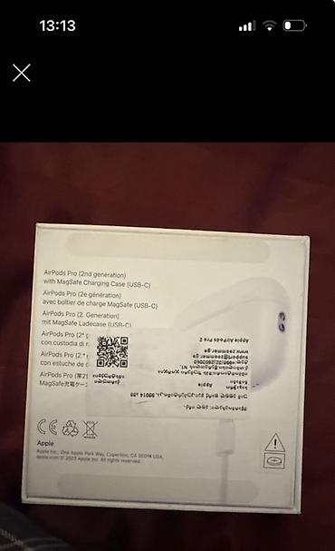 airpods pro 1: Məhsul: Apple AirPods Pro (2-ci nəsil) – MagSafe Şarj Qutusu (USB‑C) — 4