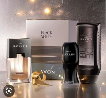 BLACK SUEDE SET SET OD 3MIRISNA PROIZVODA U ELEGANTNOJ POKLON KUTIJI