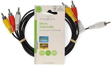 Kablovi i adapteri za kamere: Nedis Stereo Video kabl – 3x RCA (muški) na 3x RCA (muški) - Tip — 2