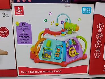 до 6 мес: Развивающий центр Hola “15 in 1 Discover Activity Cube” - Возраст — 1