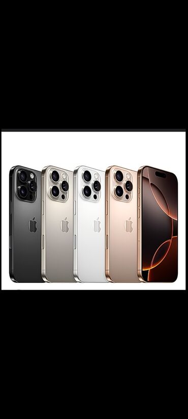 запчасти айфон: IPhone 16 Pro, Жаңы, 256 ГБ, Кулакчындар, Заряддоочу түзүлүш, Коргоочу айнек, 100 %