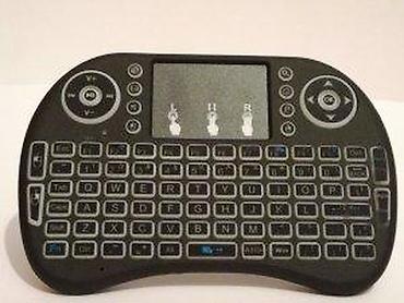 Tastature: Mini bežična tastatura sa touchpadom (backlit) - Kompaktna QWERTY — 13