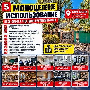 Продажа коммерческой недвижимости: ОБЪЕКТ ПОД БИЗНЕС — КАРА-БАЛТА, УЛ. СВЕРДЛОВА, 46 Участок 7 соток + — 5