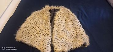 zensko mace: Elegantna krznena pelerina / kratki ogrtač sa upečatljivim leopard — 1