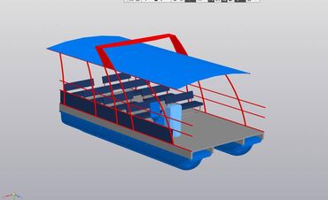 машины срочно: Катер, понтонный катер. Изготовление по заказу на заводе