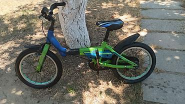 velosiped 20 lük: Uşaq velosipedi – 16” təkərlər Xüsusiyyətlər: - Rəng: yaşıl-mavi — 5