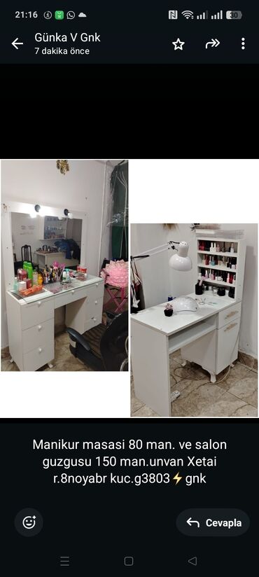 advent calendar qiyməti: Стол для маникюра