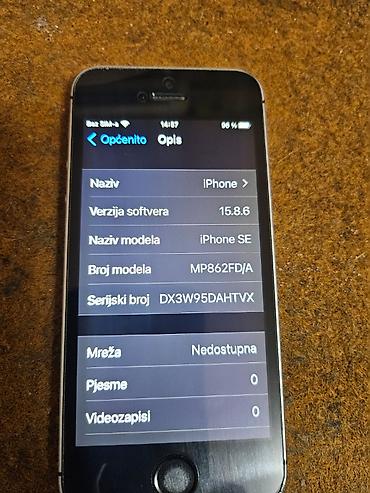 Apple iPhone: Apple iPhone iPhone SE, 128 GB, Srebrna, Otisak prsta — 3