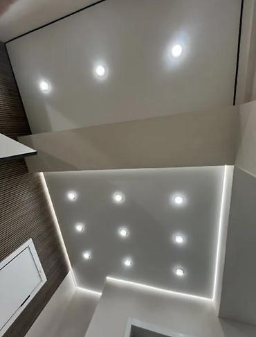 Натяжной потолок: Натяжной потолок Матовое Монтаж — 8