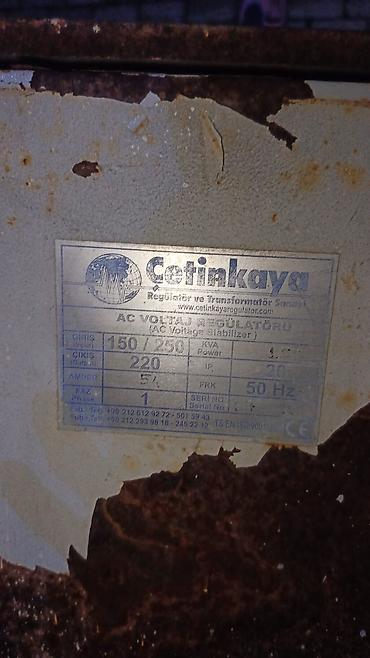 elektron qelem: Çetinkaya AC Gərginlik Tənzimləyicisi (Voltage Stabilizer) - — 2