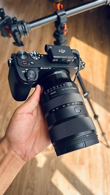 Sony а6700 с зум‑объективом SIGMA 17–70mm F2.8 DC DN Болгону 1 жолу