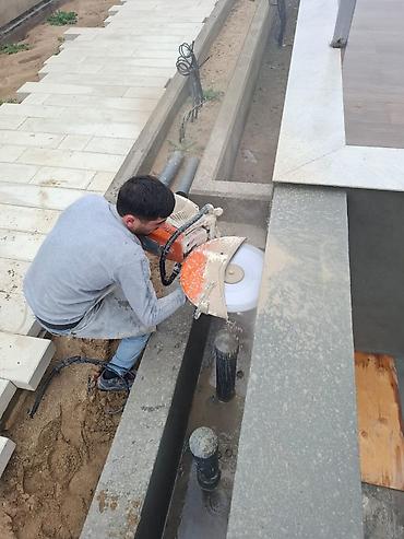 Beton işləri: Beton və dəmirbeton kəsimi xidməti - Sənaye səviyyəli benzinli kəsici — 5