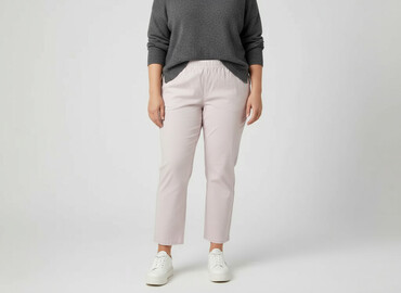 Women's Pants: Spodnie materiałowe damskie, rozmiar 7XL