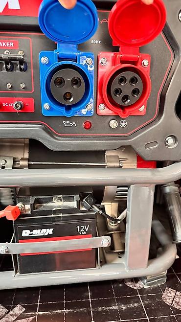 ацетилен генератор: Бензо/газовый генератор D-MAX DM9500ET-ATS - Тип: гибридный — 3