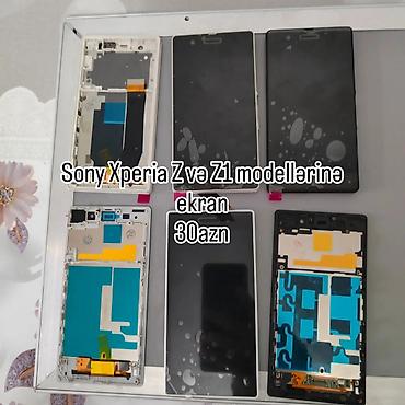 idman qacis: Sony Xperia Z və Z1 modellərinə ekran 30azn — 1