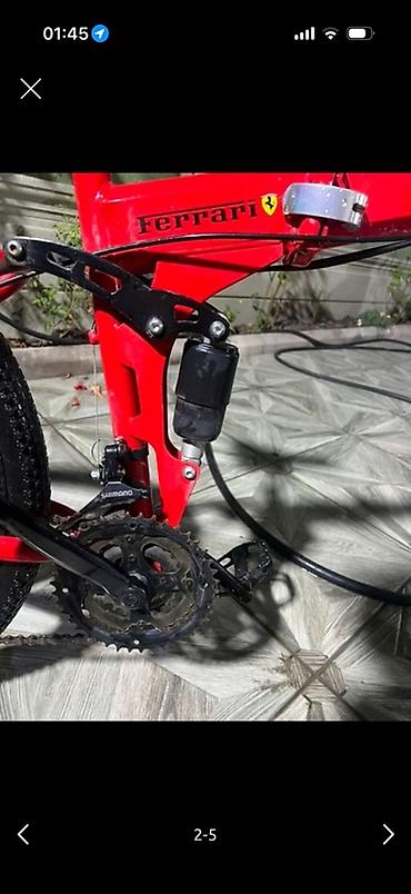 İdman velosipedləri: Qatlanan “Ferrari” üslublu dağ velosipedi - Qatlanan alüminium gövdə — 2