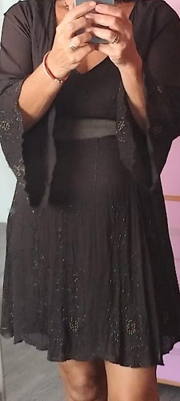 Elegantna haljina vel. 40 Ramena 42,pazuh 50,struk 42-48,duzina 90cm