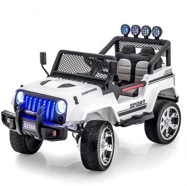 Uşaq üçün elektrik maşınları: Uşaq elektrik avtomobili Güclü Jeep 12V 2.4G 4WD Marka Jeep Jeep 4 — 11