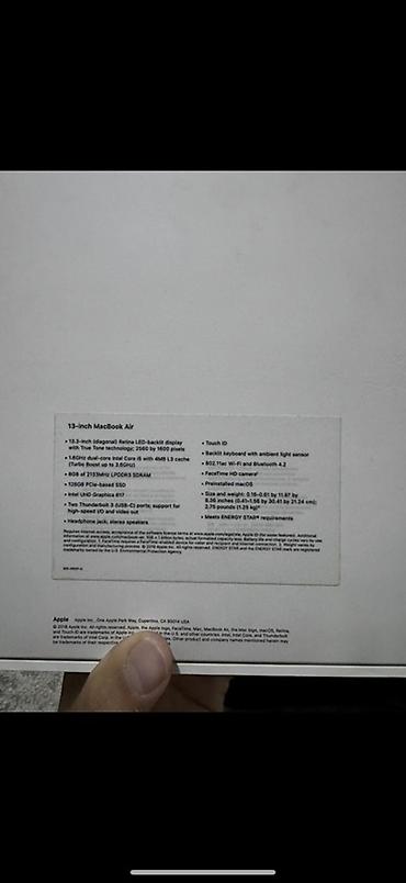 Ноутбуки Apple (MacBook): MacBook Air 13" Состояние идеальное, срочно продаю ниже рынка — 4