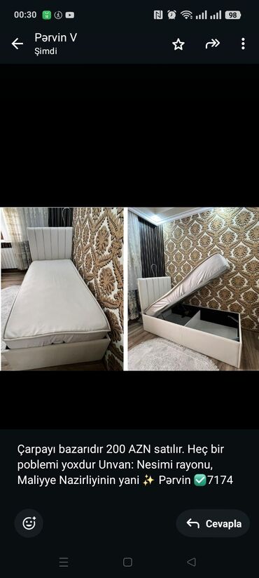 Divanlar: Təknəfərlik çarpayı