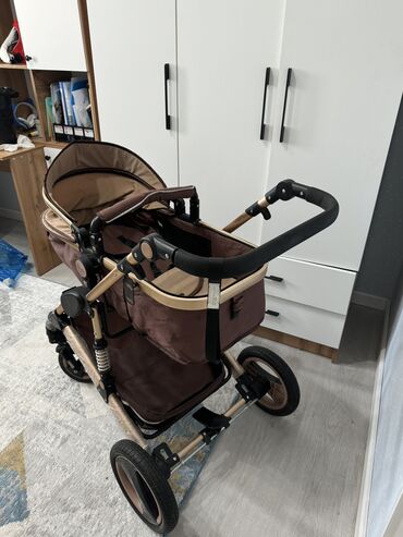 детская кроватка stokke sleepi: Коляска, цвет - Коричневый, Б/у