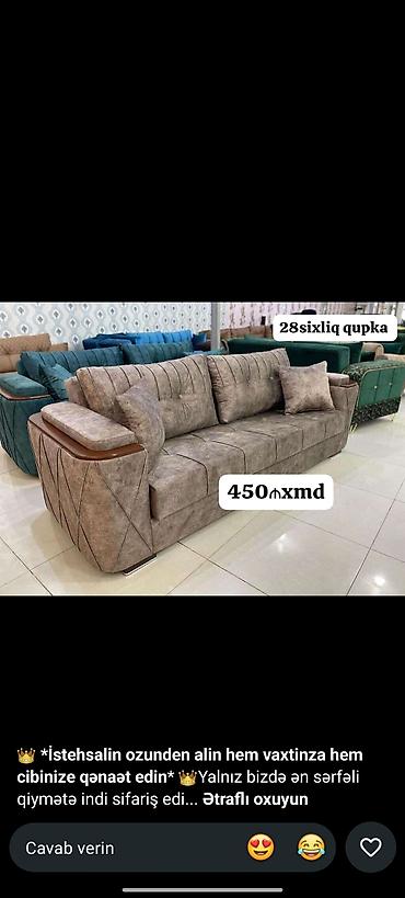 salon mebel: Divan, Yeni, Açılan, Bazalı, Parça, Şəhərdaxili pulsuz çatdırılma — 1