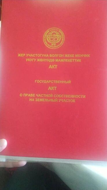 аренда дом ак орго: 6 соток, Бизнес үчүн, Кызыл китеп