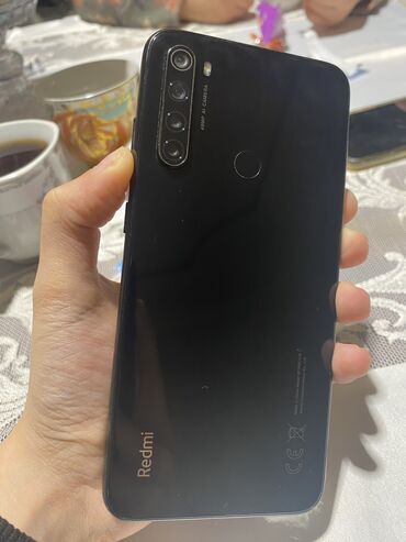 Xiaomi: Xiaomi Redmi Note 8, 64 GB, rəng - Qara, 
 Sensor, Barmaq izi, İki sim kartlı