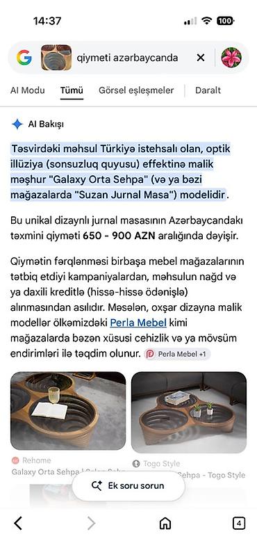 coffee stulları: Məhsul: Dizayn kofe masası – 3 bölməli, şüşə səthli - Orijinal — 8