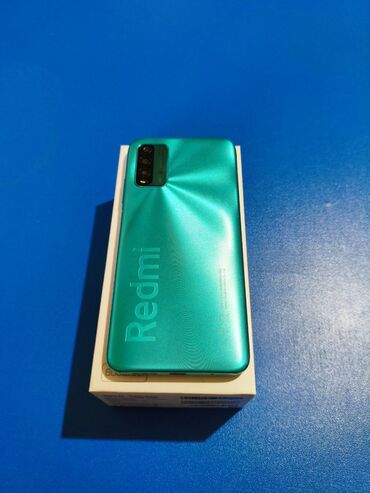 Redmi: Redmi, Redmi 9T, Б/у, 128 ГБ, цвет - Зеленый, 2 SIM