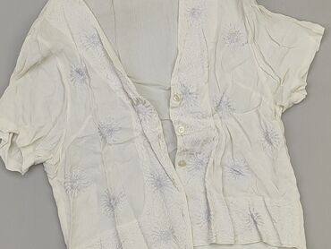 białe bluzki krótki rękaw: Koszula Damska, New Look, M, stan - Dobry