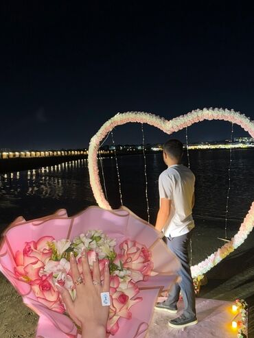 gozel gul sekilleri profil ucun: Romantik təklif/baxım dekorasiyası üçün tam paket - Açıq havada