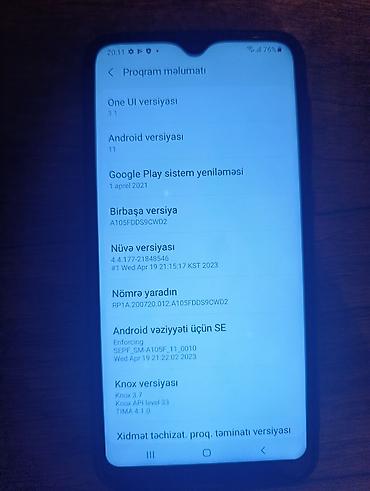a 10 ekran: Samsung Galaxy A10, 32 GB, rəng - Mavi, İki sim kartlı — 3
