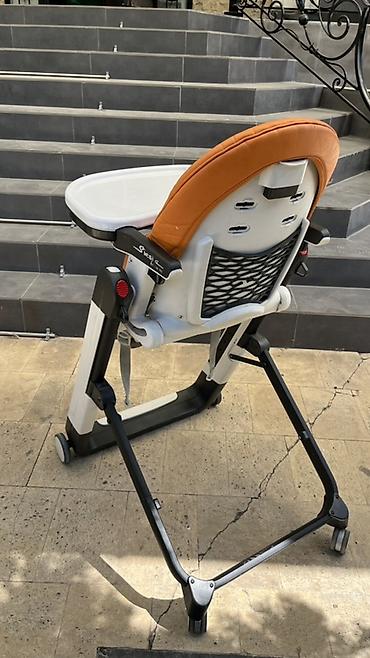 анатомия: Стульчик для кормления, Б/у, Peg perego, Трансформер, цвет - Оранжевый, Платная доставка — 5