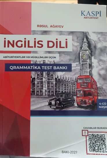 ingilis dili test kitabi: Ingilis dili kaspi testleri