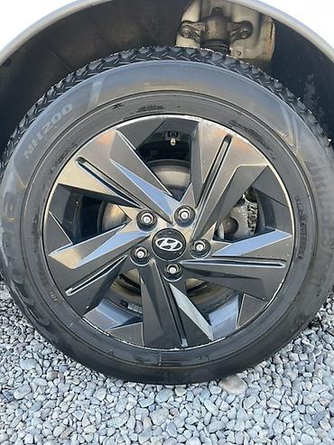 Литые диски Hyundai + летние шины Bridgestone Ecopia - Диаметр at lalafo.kg Литые диски Hyundai + летние шины Bridgestone Ecopia - Диаметр