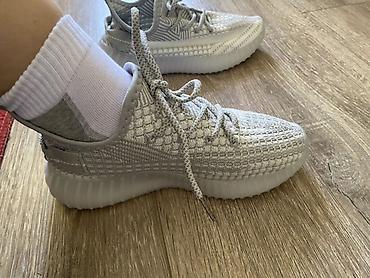 nike tech flecce: Кроссовки серого цвета с вязаным верхом - Легкий дышащий текстильный — 3