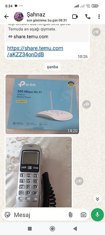 tplink archer modem: TP-Link TD-W8961N ADSL2+ Modem Router + masaüstü telefon - TP-Link — 1