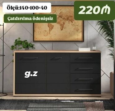 Komodlar: *Kamod sifarişlə* ✔️220Azn ◻️Ölçü:140×100×40 ◻️Rəng seçimi sərbəst